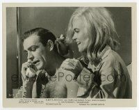 8s306 GOLDFINGER 8x10.25 still '64 barechested Sean Connery as James Bond with sexy Shirley Eaton!