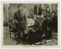 8s327 HANGMAN'S HOUSE 8x10.5 still '28 John Ford, officers watch Victor McLaglen stand at banquet!