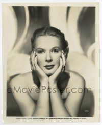 8s435 JUNE VINCENT 8x10 still '46 the beautiful actress in strapless dress from Black Angel!
