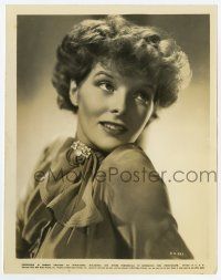 8s439 KATHARINE HEPBURN 8x10 still '34 great close portrait of the star looking over her shoulder!