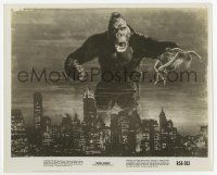 8s447 KING KONG 8x10 still R56 classic image of the giant ape holding Wray over New York Skyline!