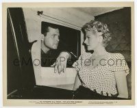 8s459 LADY FROM SHANGHAI 8x10.25 still '47 Orson Welles looks at Rita Hayworth in carriage window!