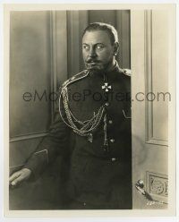 8s467 LAST COMMAND 8x10 still '28 Emil Jannings in dress uniform in doorway, Josef von Sternberg
