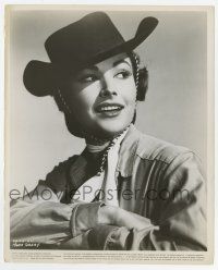 8s538 MARA CORDAY 8.25x10 still '50s head & shoulders portrait as sexiest cowgirl for Warner Bros!