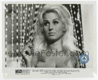 8s601 MUDHONEY 8.25x10 still '65 Russ Meyer, c/u of sexy naked blonde by beaded curtain!