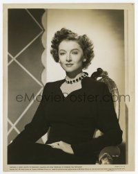 8s607 MYRNA LOY 8x10.25 still '47 seated c/u about to make Mr. Blandings Builds His Dream House!