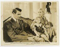8s638 NOW & FOREVER 8x10.25 still '34 cute Shirley Temple & Carole Lombard stare at Gary Cooper!