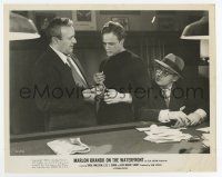 8s645 ON THE WATERFRONT 8x10 still R60 Lee J. Cobb gives Marlon Brando money as Steiger watches!