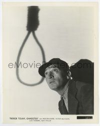 8s728 ROGER TOUHY GANGSTER 8x10.25 still '44 cool image of scared George E. Stone & noose shadow!