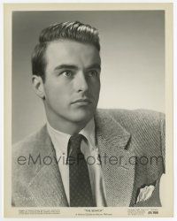 8s762 SEARCH 8x10.25 still '48 wonderful portrait of young Montgomery Clift in his first movie!