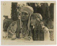 8s805 SON OF THE SHEIK 8x10 still '26 great close up of Rudolph Valentino & Vilma Banky!
