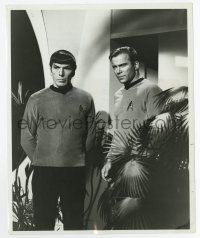 8s829 STAR TREK TV 8x10 still '74 William Shatner & Leonard Nimoy as Captain Kirk & Mr. Spock!