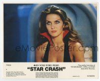 8s042 STARCRASH 8x10 mini LC #6 '79 super close up of sexiest Caroline Munro as Stella Star!