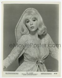 8s832 STELLA STEVENS 8x10 still '68 c/u of the sexy blonde in a lace nightie from Sol Madrid!