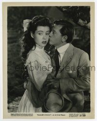 8s846 SUMMER HOLIDAY 8x10.25 still '47 Gloria DeHaven doesn't want to be kissed by Mickey Rooney!