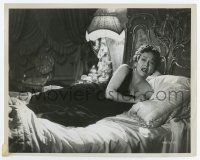 8s849 SUNSET BOULEVARD 8x10 still '50 close up of anguished Gloria Swanson threatening suicide!