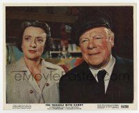 8s049 TROUBLE WITH HARRY color 8x10 still '55 Hitchcock, c/u of Edmund Gwenn & Mildred Natwick!