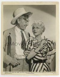 8s960 VALIANT IS THE WORD FOR CARRIE 8x10.25 still '36 Harry Carey smiling at Gladys George!