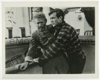 8s976 WESTERNER 8x10 still '40 close up of Gary Cooper helping Walter Brennan stand up!