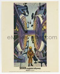 8s003 2001: A SPACE ODYSSEY color Cinerama English FOH LC '68 Kubrick, vertical art by Bob McCall!