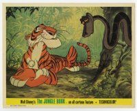 8s024 JUNGLE BOOK color English FOH LC '67 Disney classic cartoon, great image of Shere Khan & Kaa!