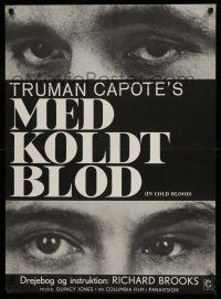 8t604 IN COLD BLOOD Danish '67 Richard Brooks directed, Robert Blake, from Truman Capote novel!