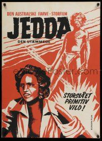8t608 JEDDA THE UNCIVILIZED Danish '56 Aborigine girl Ngarla Kunoth in the title role!