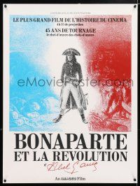 8t205 BONAPARTE ET LA REVOLUTION French 23x30 '72 Abel Gance's classic restored w/new scenes!
