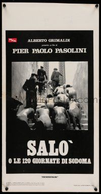 8t151 SALO OR THE 120 DAYS OF SODOM Italian locandina'76 Pasolini's Salo o le 120 Giornate di Sodoma