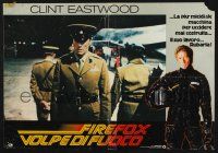 8t167 FIREFOX Italian photobusta '82 Clint Eastwood, the most devastating killing machine ever!