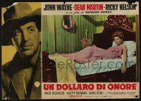 8t183 RIO BRAVO Italian photobusta '59 cowboy Dean Martin and sexiest Angie Dickinson!