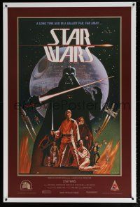 8t677 STAR WARS 1sh '08 George Lucas sci-fi, art by Ralph McQuarrie & Larry Noble!