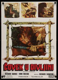 8t402 MAN IN THE WILDERNESS Yugoslavian 20x28 '71 they hoped Richard Harris was dead, John Huston!