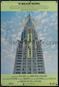 8w168 CREMASTER 3 DS 1sh '02 Matthew Barney, cool image of Chrysler Building with streamers!
