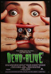 8w197 DEAD ALIVE 1sh '92 Peter Jackson gore-fest, some things won't stay down!
