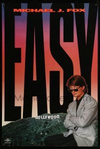 8w345 HARD WAY teaser 1sh '91 James Woods, Michael J Fox as Nick Lang, easy!