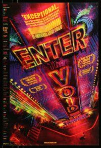 8w236 ENTER THE VOID 1sh '10 directed by Gaspar Noe, striking colorful image!