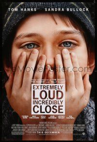 8w248 EXTREMELY LOUD & INCREDIBLY CLOSE black style advance DS 1sh '11 Tom Hanks, Bullock, Horn
