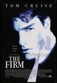 8w267 FIRM int'l 1sh '93 Tom Cruise, directed by Sydney Pollack, power can be murder to resist!