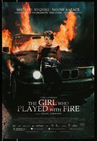8w305 GIRL WHO PLAYED WITH FIRE DS 1sh '10 Larsson's Flickan som lekte med elden, Noomi Rapace!