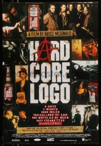 8w344 HARD CORE LOGO 1sh '96 Bruce McDonald directed punk rock mockumentary, Joey Ramone!