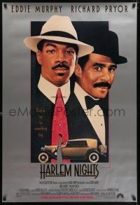 8w346 HARLEM NIGHTS advance 1sh '89 great Drew Struzan art of Eddie Murphy & Richard Pryor!