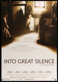 8w419 INTO GREAT SILENCE 1sh '05 Grande Chartreuse monk documentary!