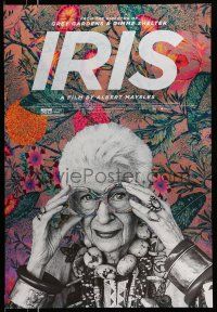 8w423 IRIS DS 1sh '14 cool stylized image of iris Apefel with colorful glasses!