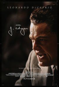 8w429 J. EDGAR color style advance DS 1sh '11 Naomi Watts, image of Leonardo DiCaprio in title role