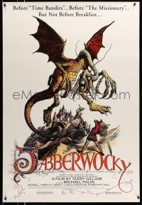 8w431 JABBERWOCKY 1sh R01 Terry Gilliam, Monty Python, great fantasy monster art!