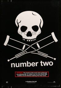 8w433 JACKASS NUMBER TWO teaser DS 1sh '06 Johnny Knoxville, Bam Margera, cool logo!