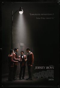 8w442 JERSEY BOYS advance DS 1sh '14 John Lloyd Young as Frankie Valli, The Four Seasons!