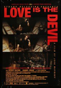 8w508 LOVE IS THE DEVIL 1sh '98 Derek Jacobi as gay British artist Francis Bacon!