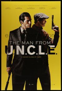 8w520 MAN FROM U.N.C.L.E. teaser DS 1sh '15 Guy Ritchie, Henry Cavill and Armie Hammer!